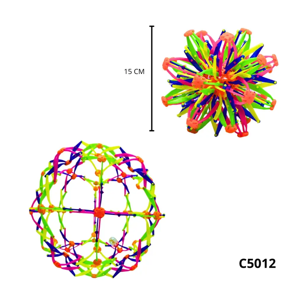 PELOTA EXPANDIBLE CON LUZ C5012