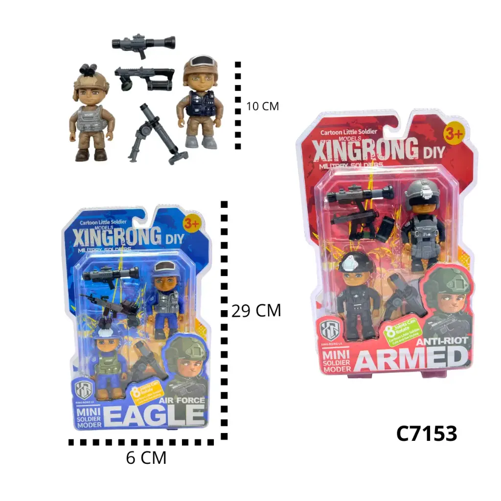 SOLDADO ACCESORIOS EN BLISTER C7153