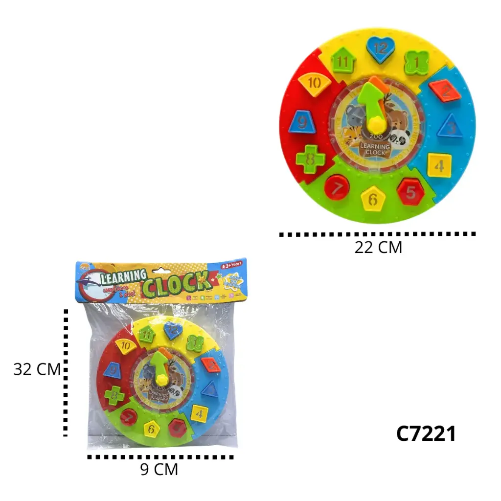 RELOJ CON FICHAS ARMABLES C7221