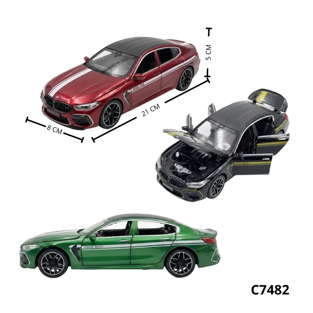 CARRO METALICO COLECCION BMW C7482