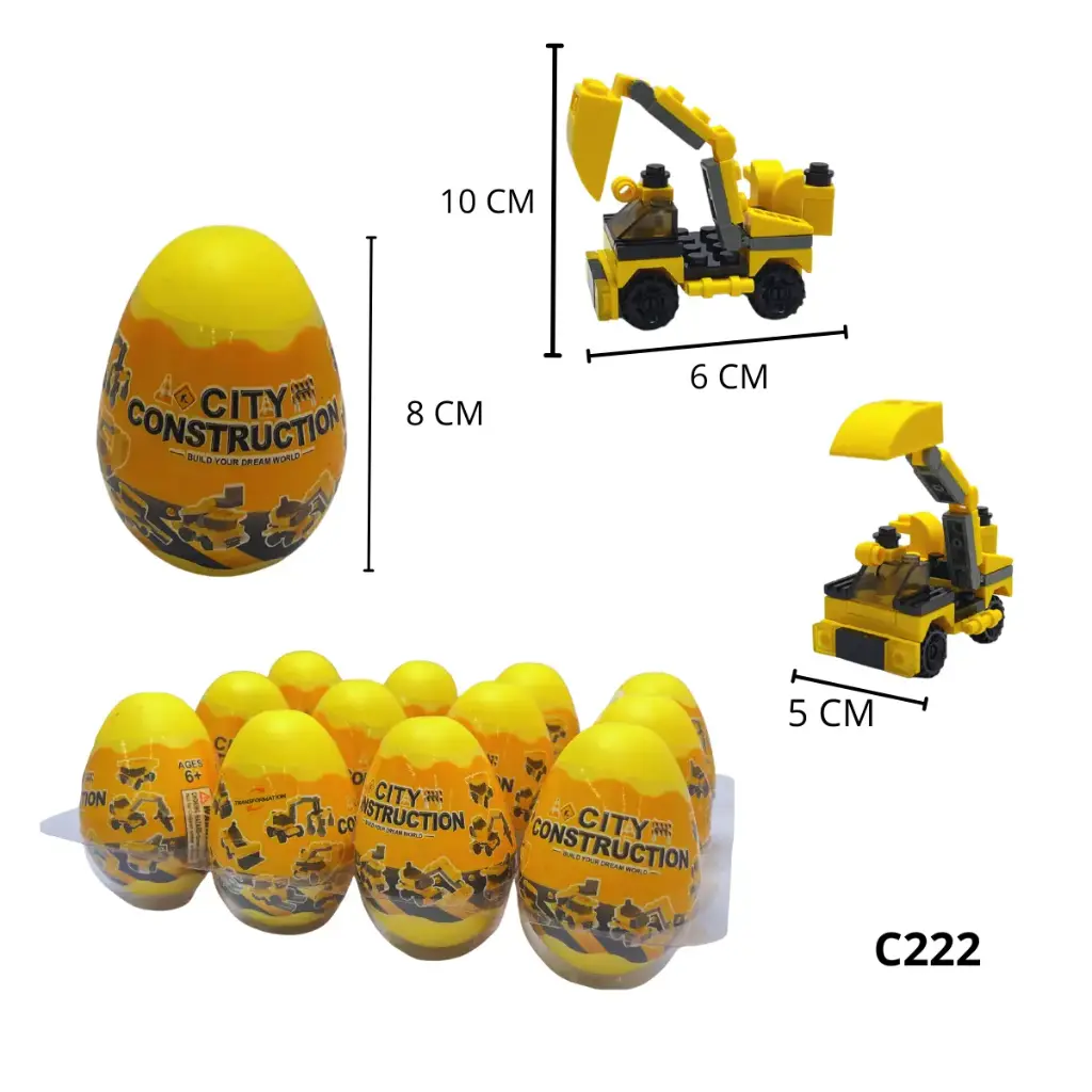 HUEVOS SORPRESA EN DISPLAYMODELOS SURTIDOS C222