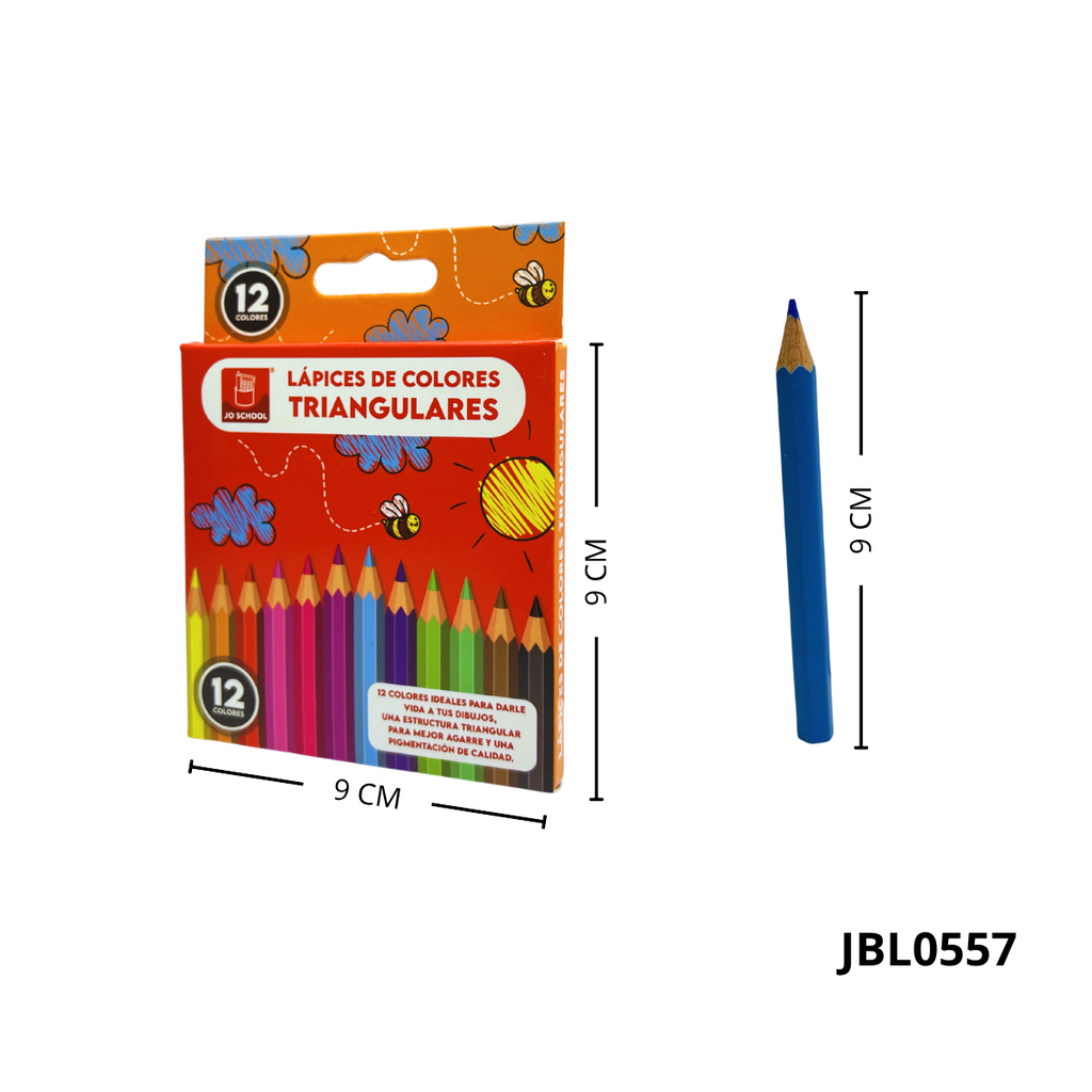 CAJA COLORES MINI X 12 PCS JBL0557