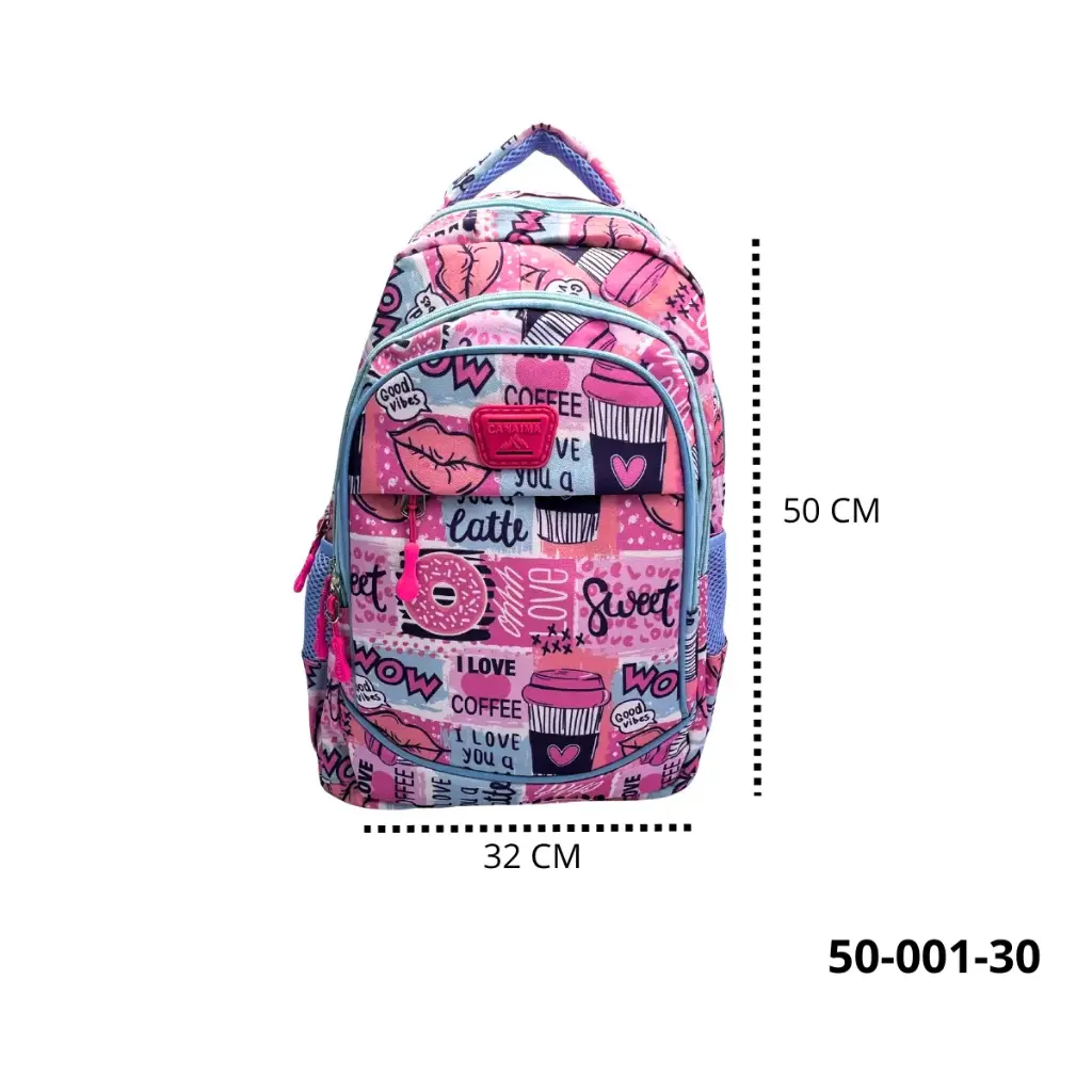 BOLSO ESCOLAR ESTAMPADO 50-001-30