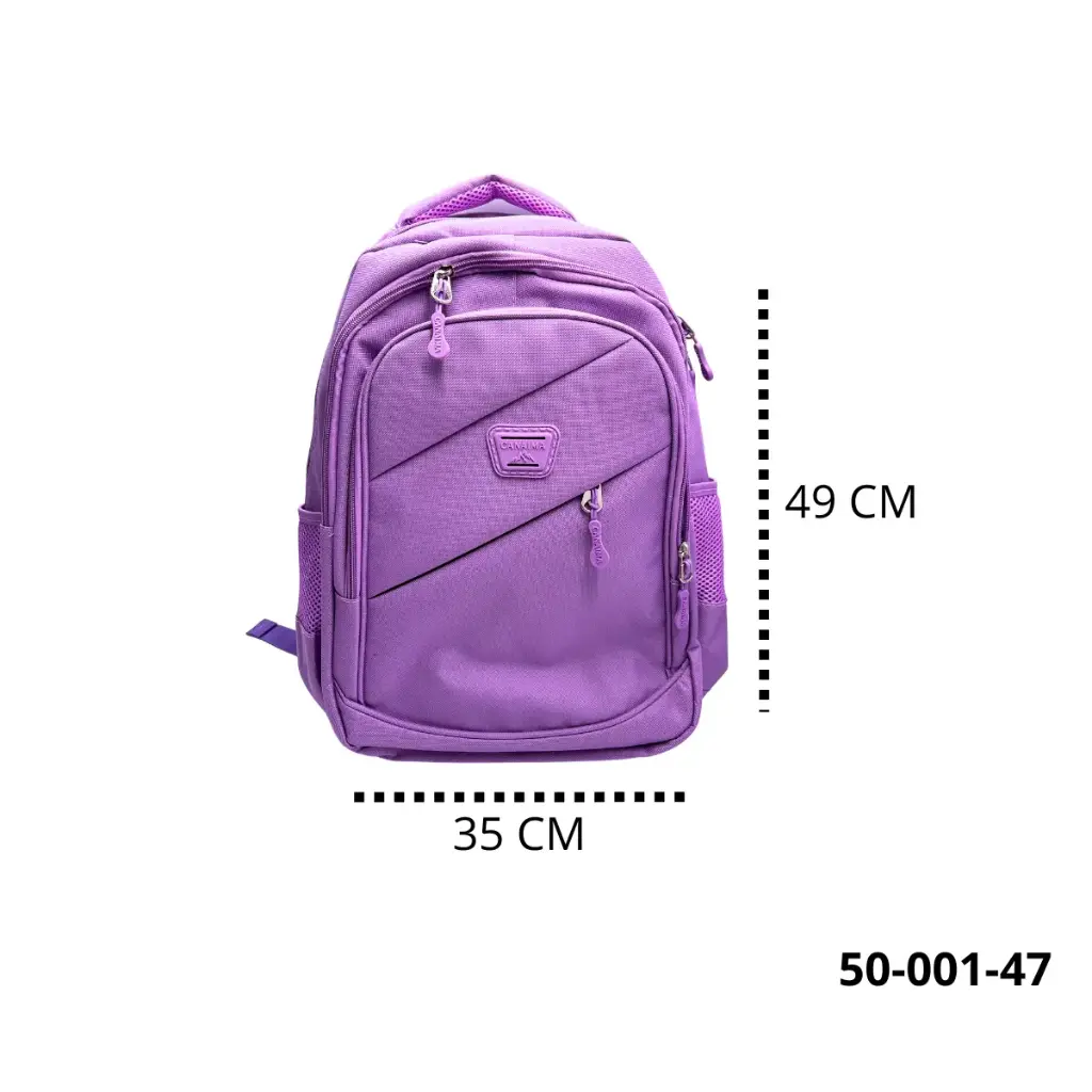BOLSO ESCOLAR COLOR LILA 50-001-47