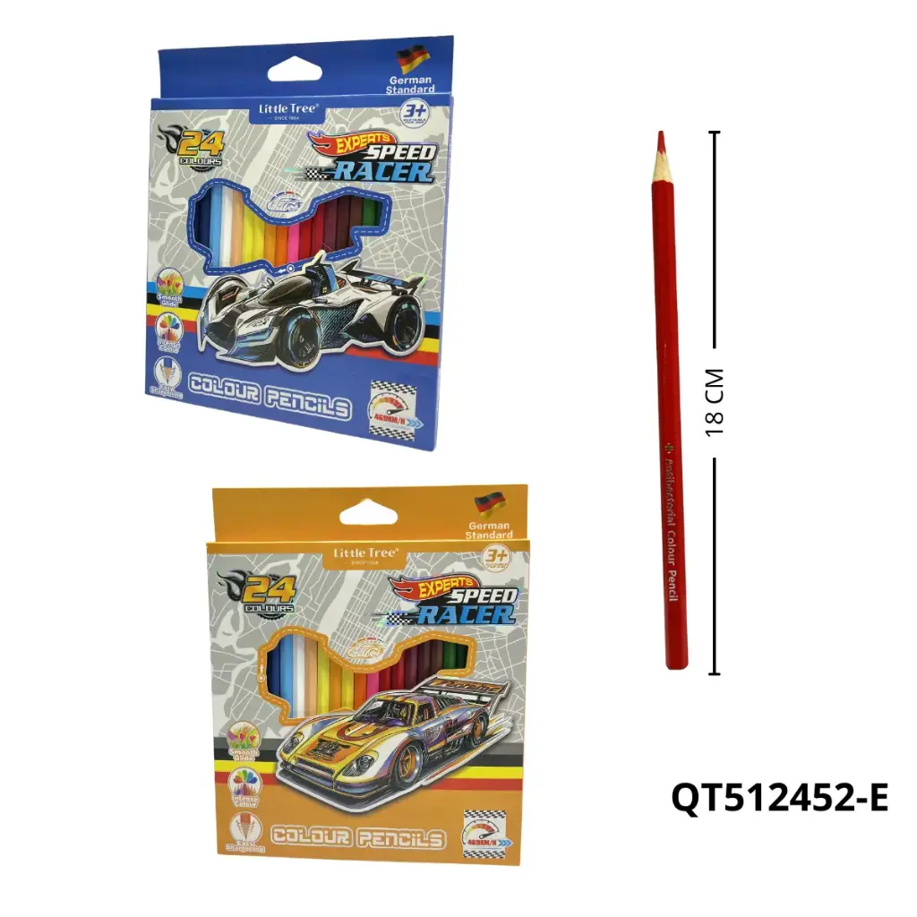 COLORES DE ALTA GAMA CARRITOS X 24PCS QT512452-E