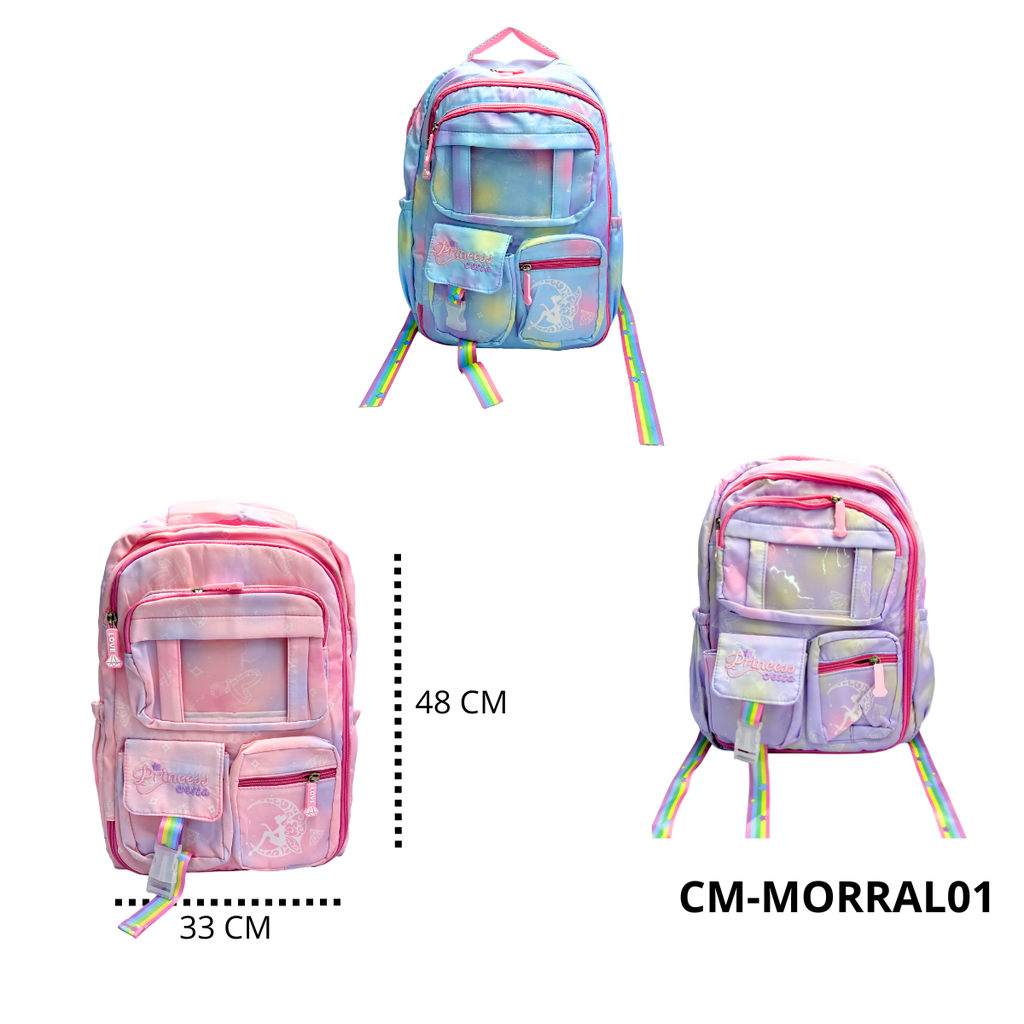 MORRAL GRANDE PARA NIÑAS PRINCESS CM-MORRAL01