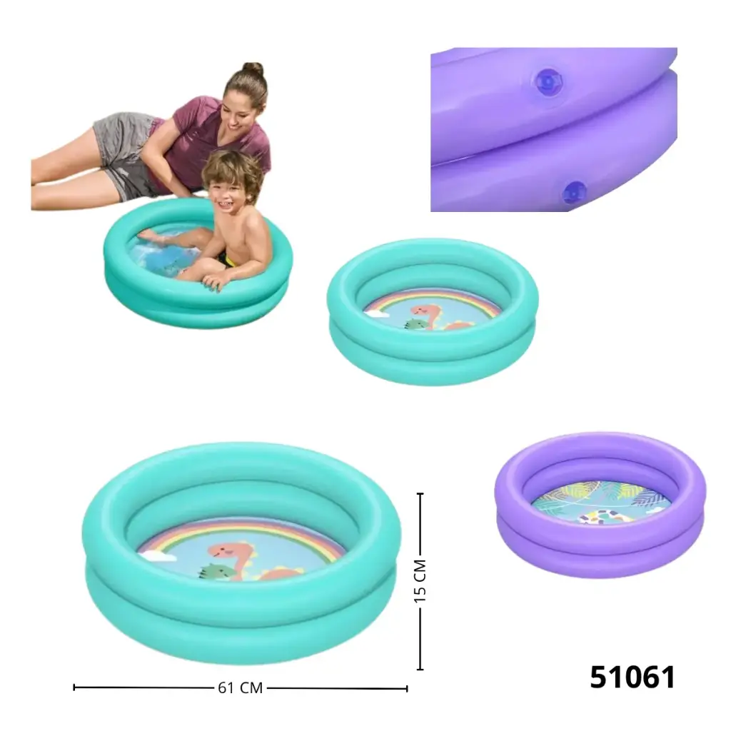 PISCINA INFANTIL 61 X 15CM 12 PCS 51061