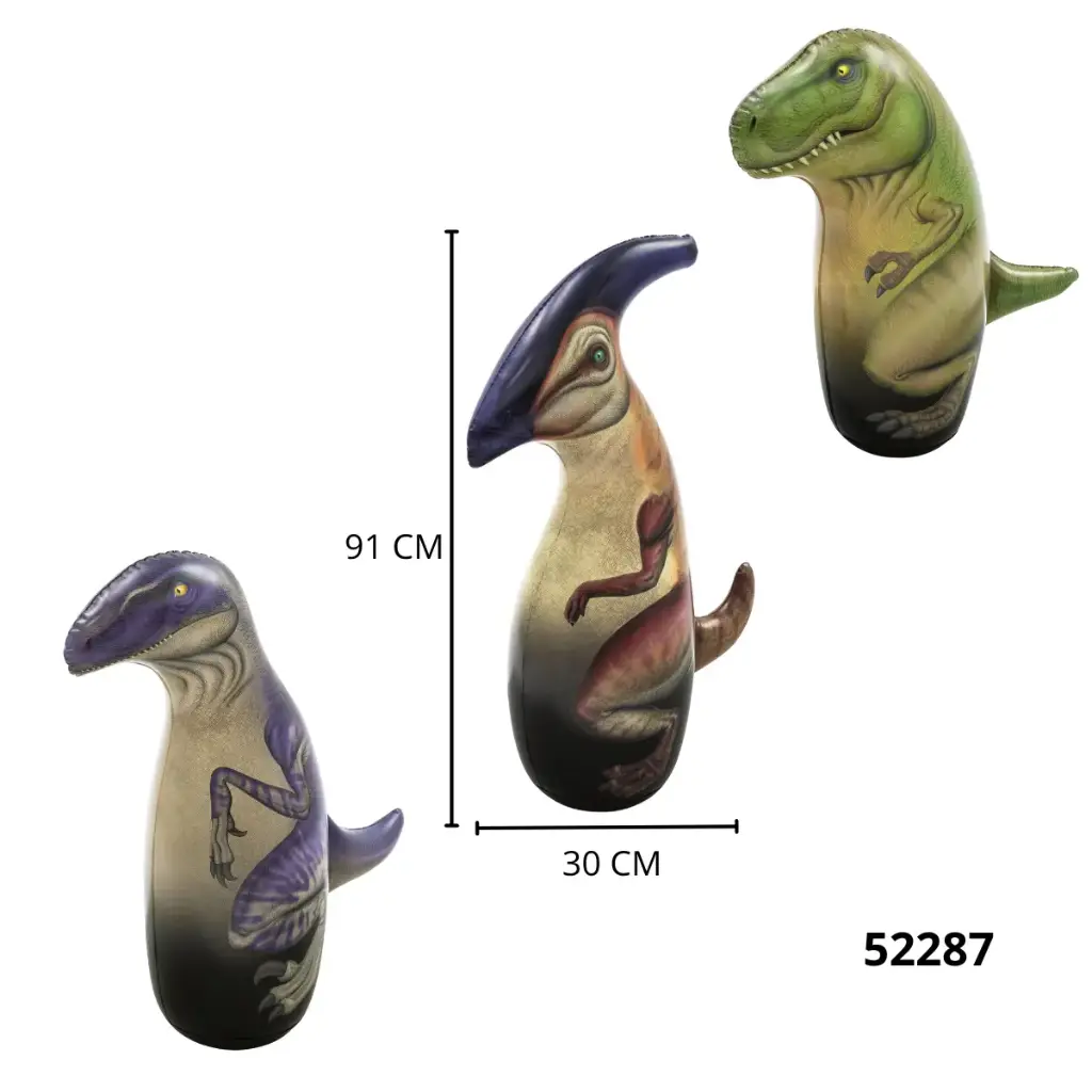 PORFIADO DINOSAURIO BESTWAY 24 PCS 52287