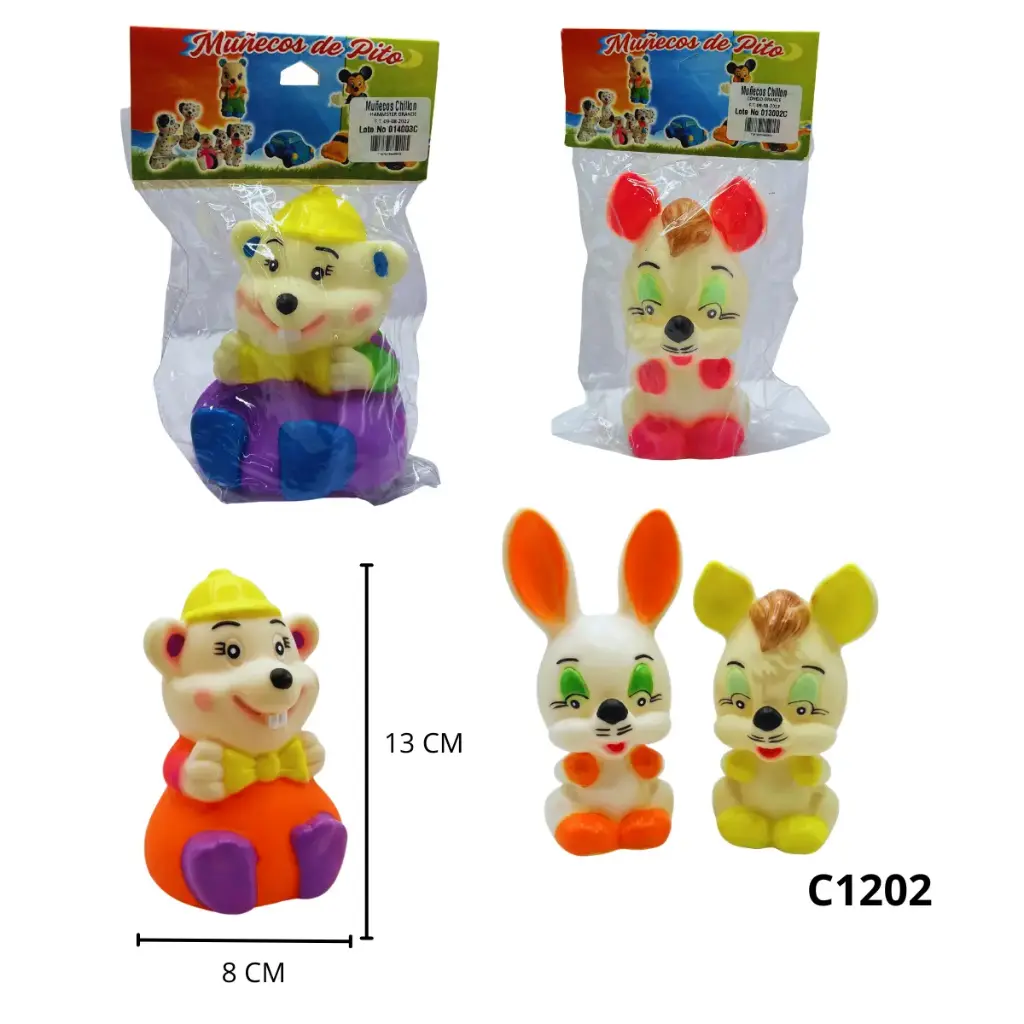 MUNECO CHILLON SURTIDO ANIMALES C1202