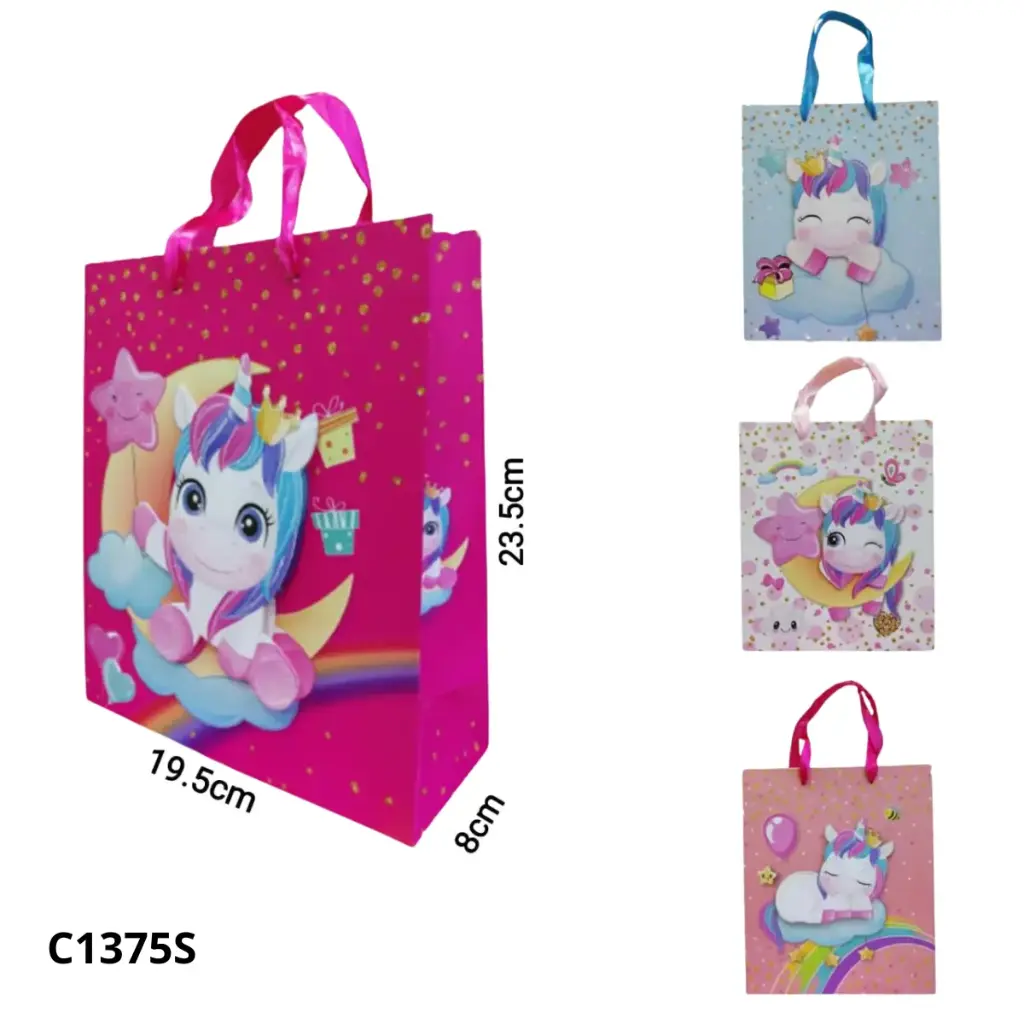 BOLSA DE REGALO UNICORNIO C1375S