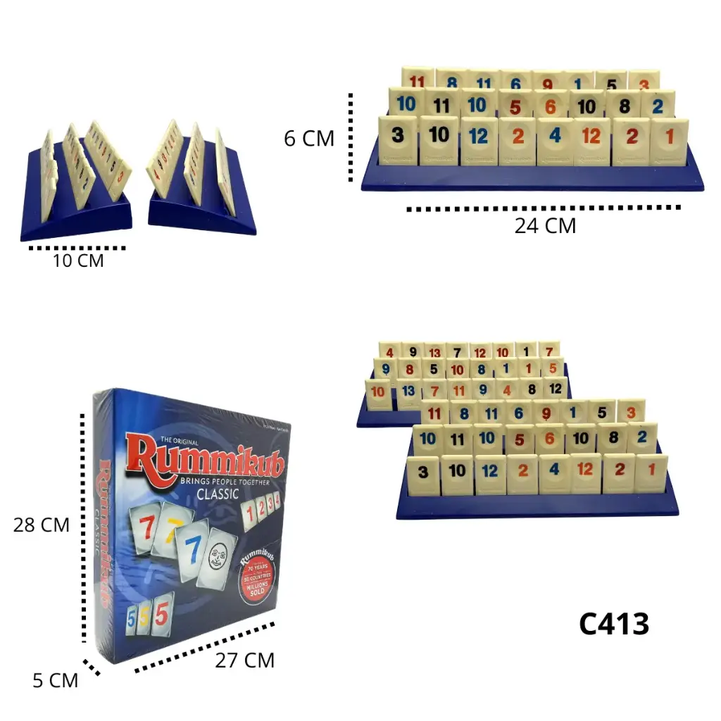 JUEGO DE MESA RUMMY Q C413