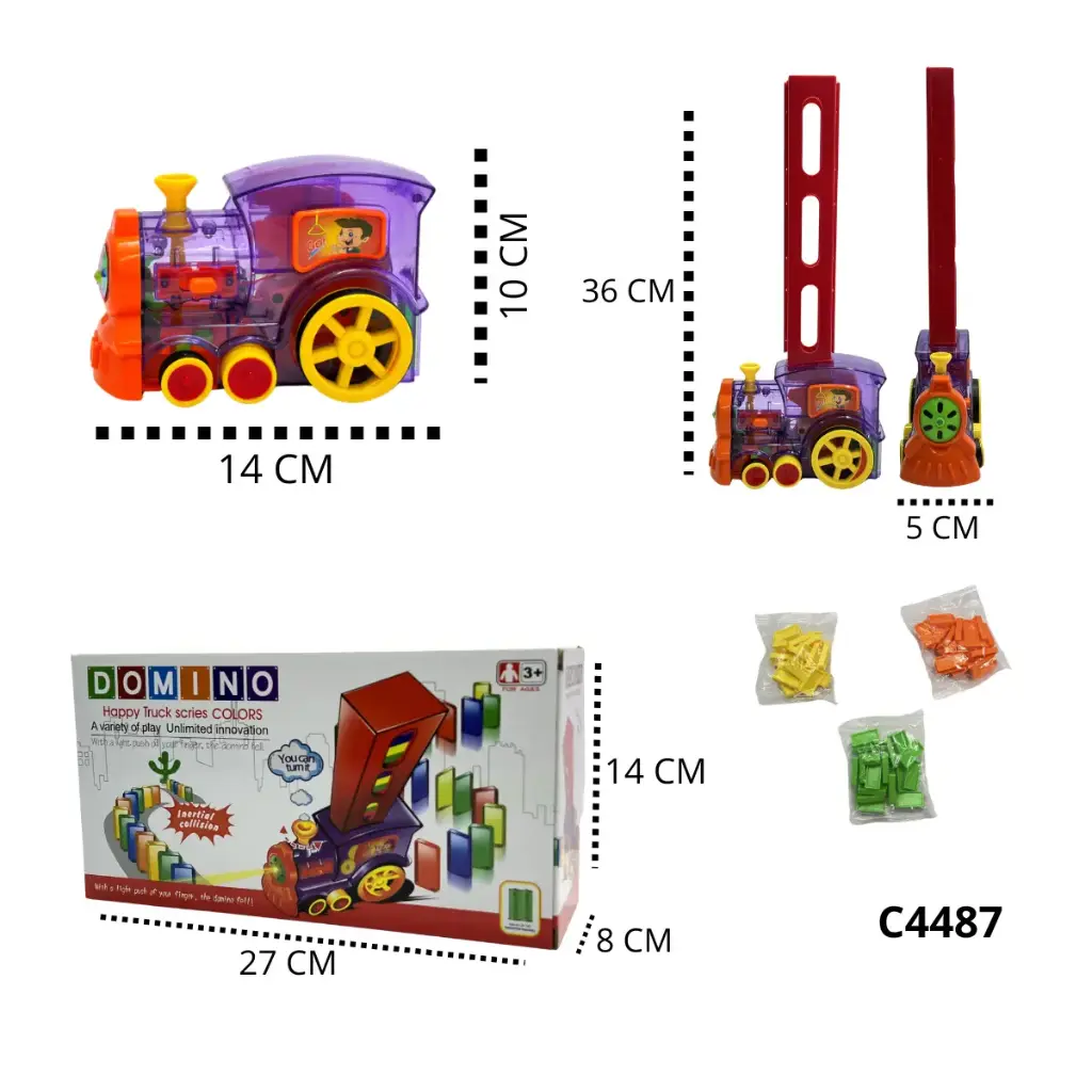 JUEGO DOMINO TREN C4487
