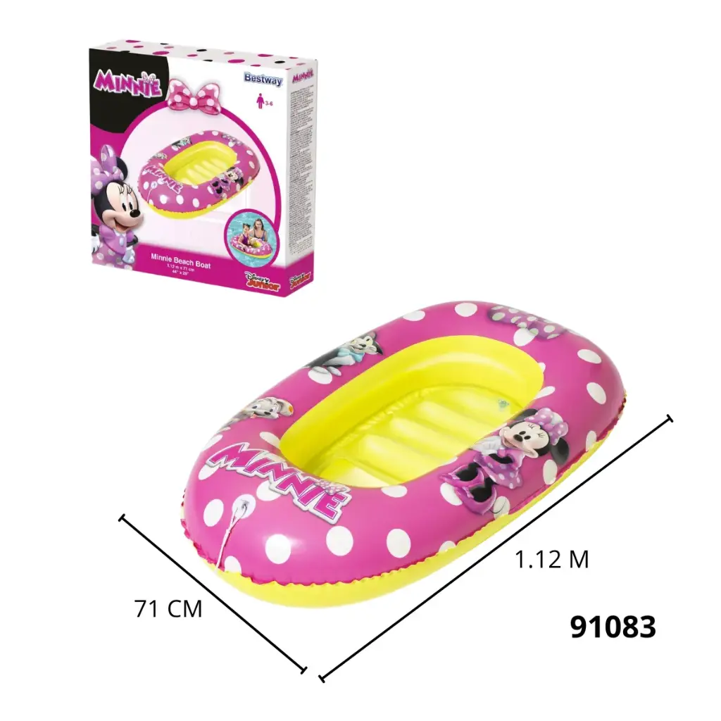PISCINA MINNIE 112X71CM 91083