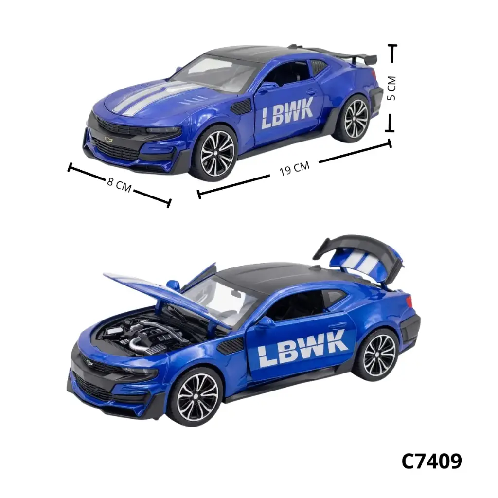 CARRO METALICO CAMARO 1/24 C7409