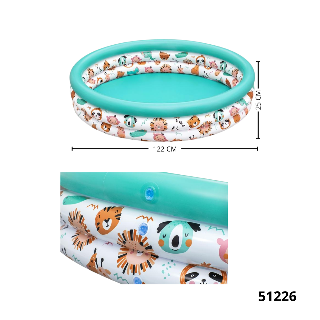 PISCINA 3 AROS BESTWAY Φ1.22m x H25cm 51226