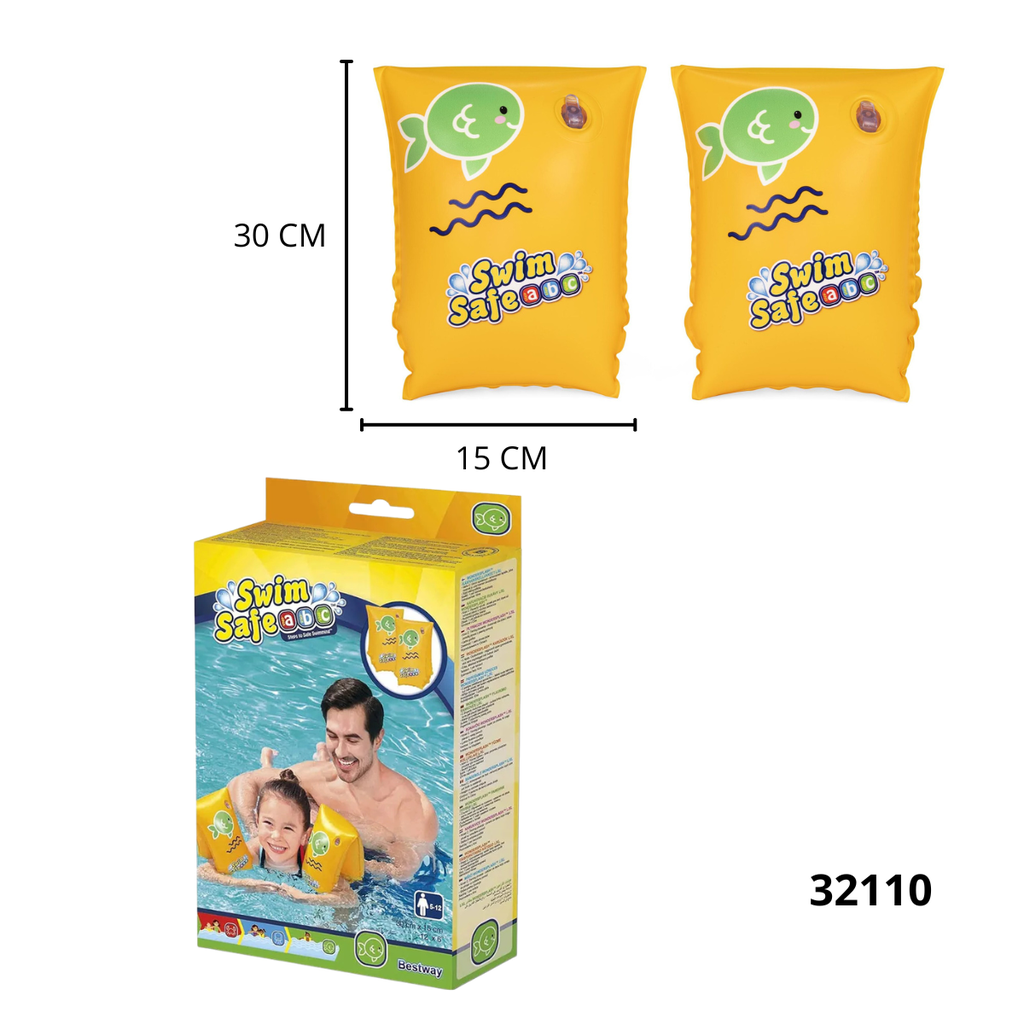 BRAZOS INFLEBLES 30 CM BESTWAY 36PCS 32110