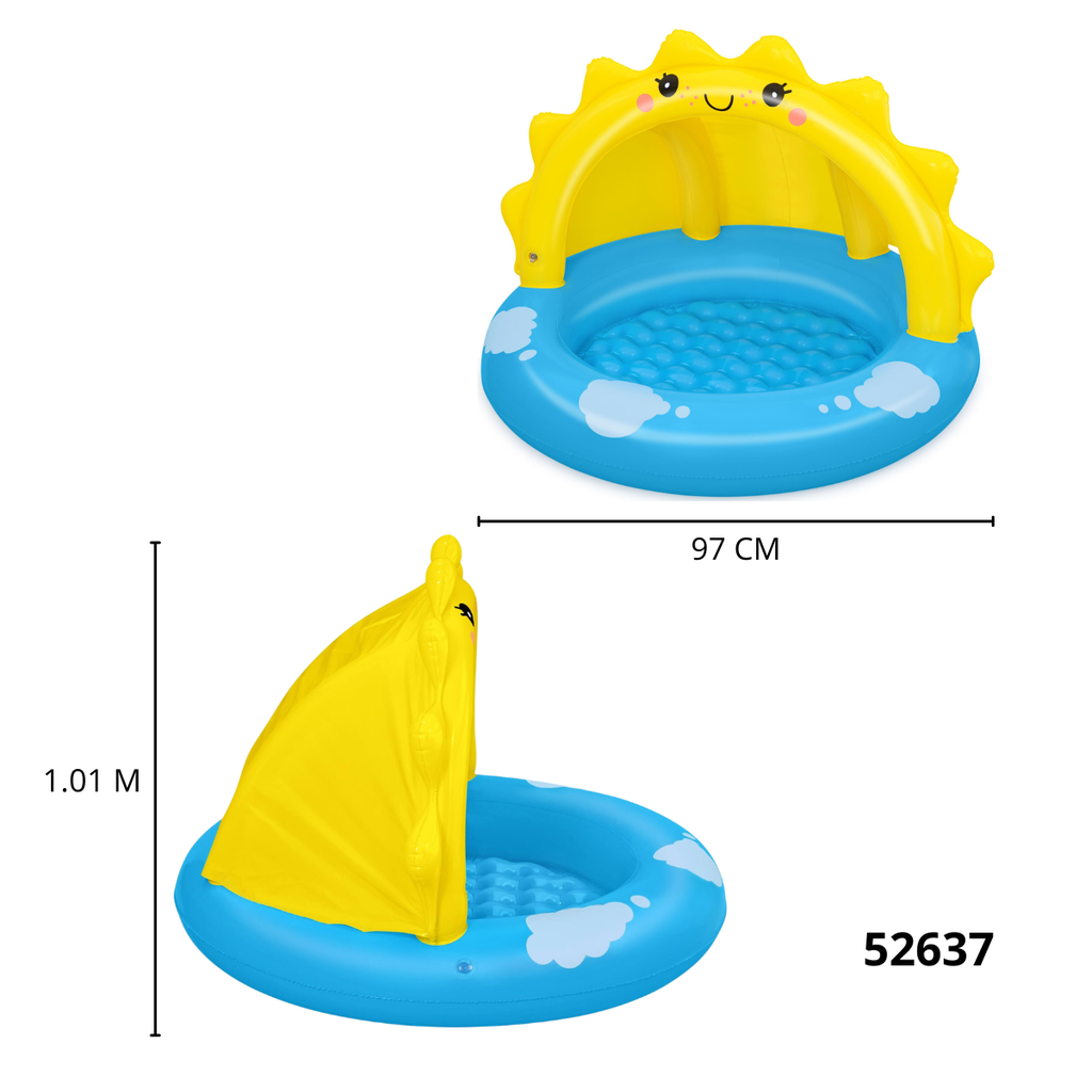 PISCINA TECHADA SUNNY BESTWAY 52637