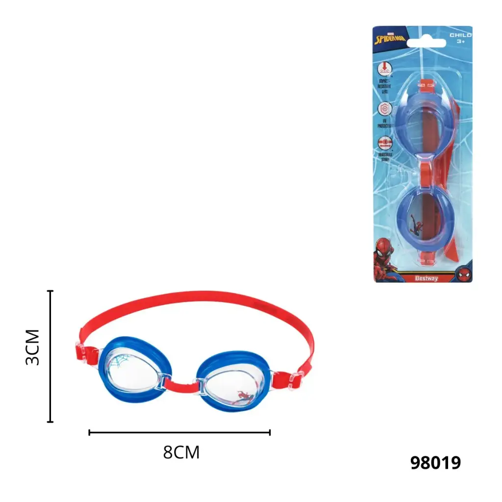 GAFA ACUATICA SPIDERMAN BESTWAY 98019