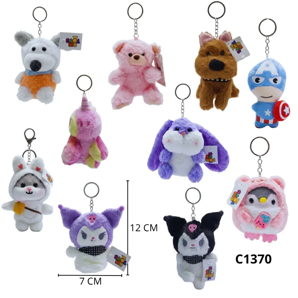 LLAVERO PELUCHES STD C1370