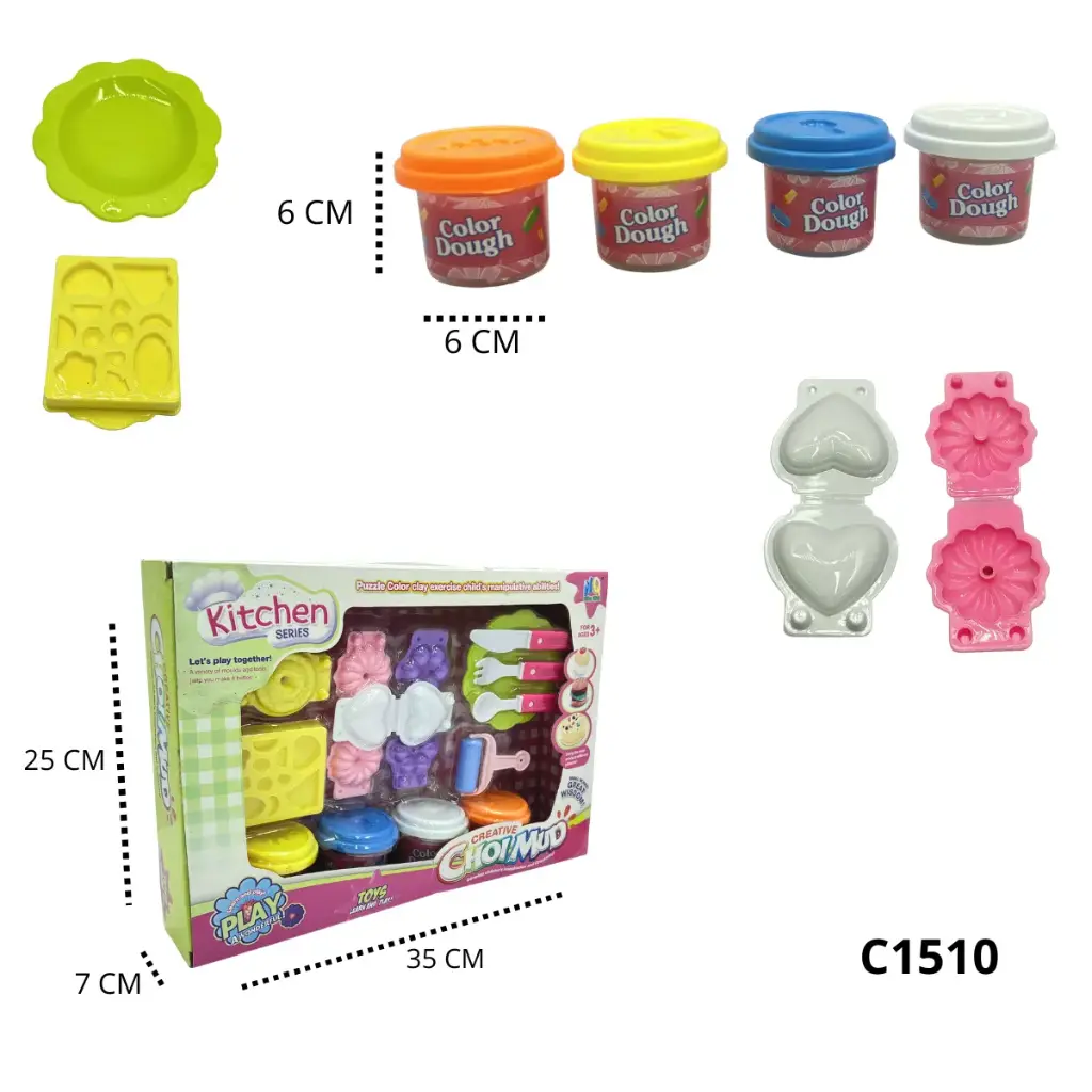 SET PLASTILINA COOKIE C1510
