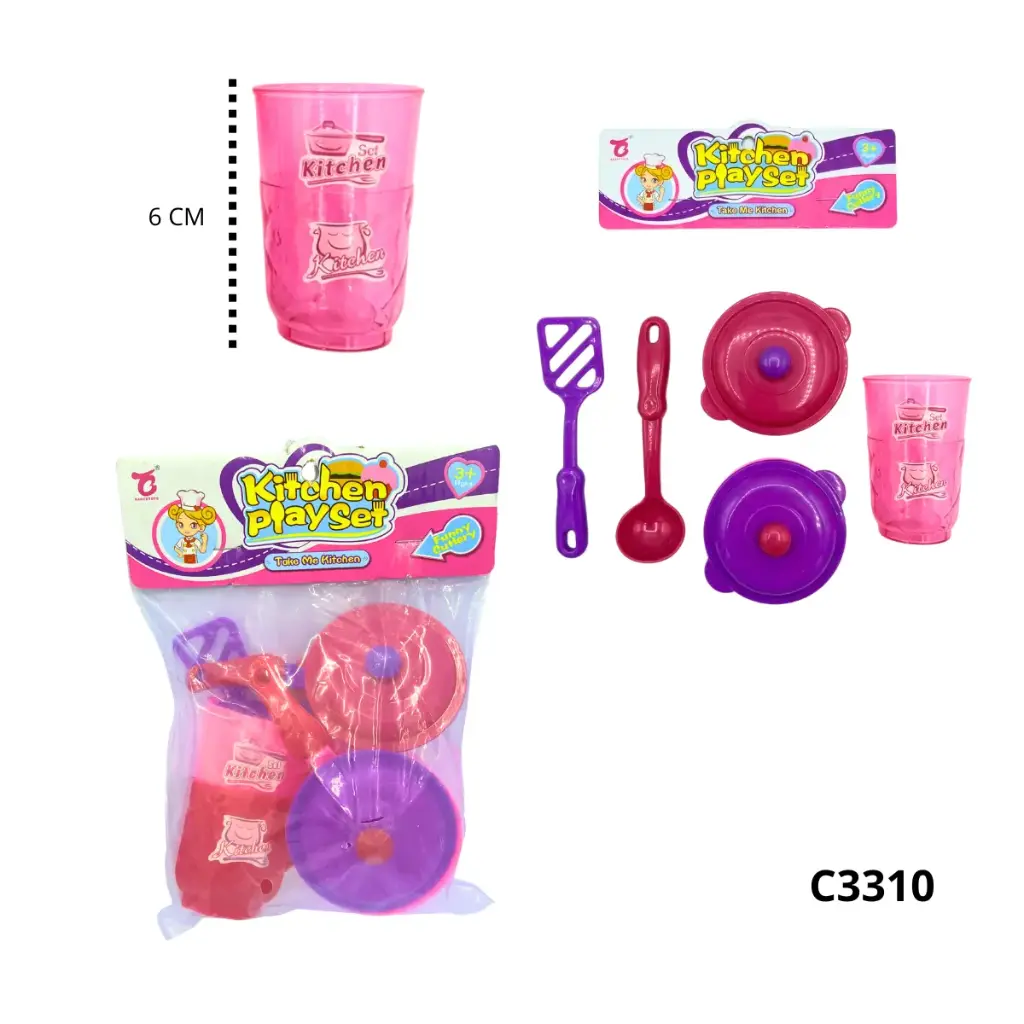 SET DE COCINA EN BOLSA P.V.C. C3310
