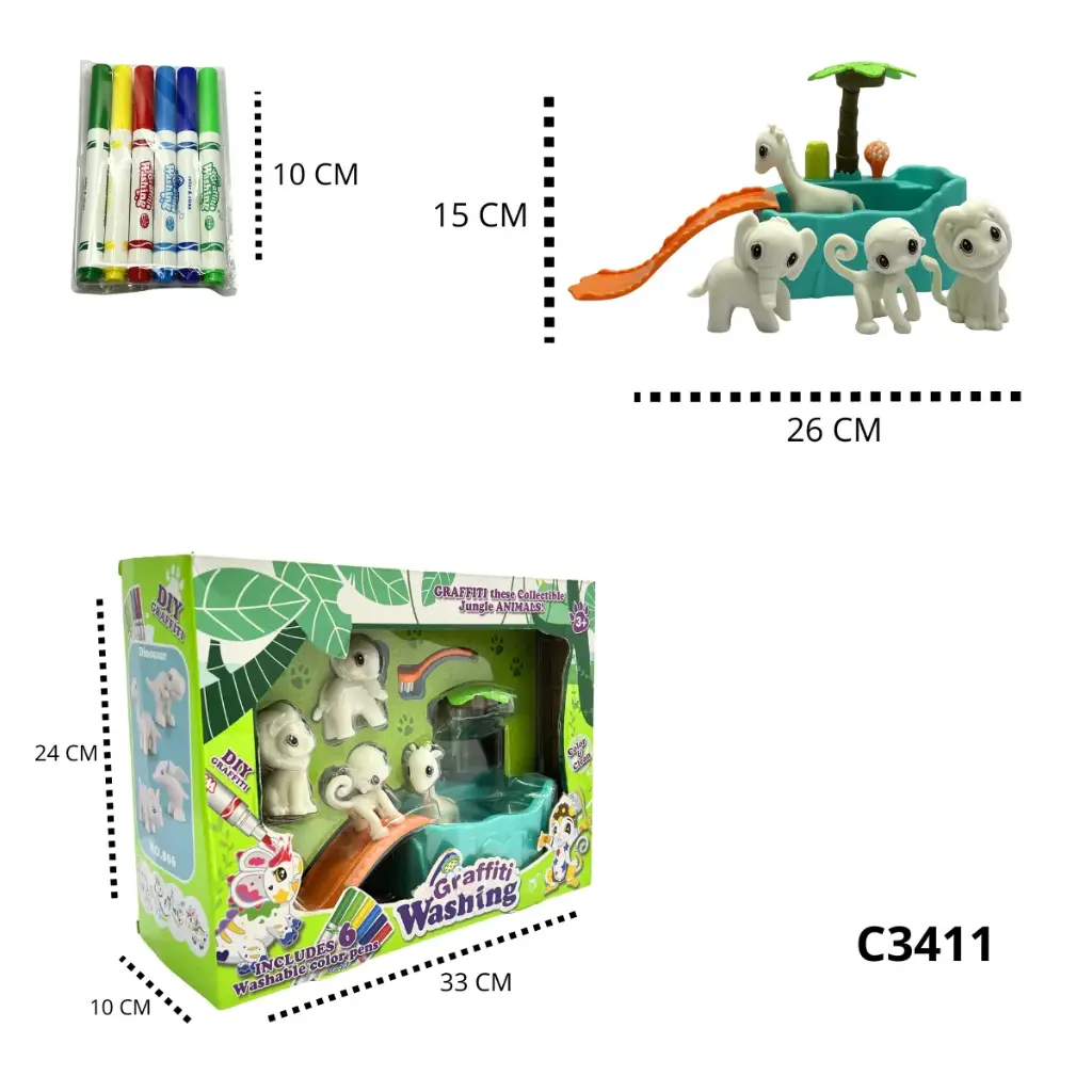 JUEGO PONYS RODADERO PINTURITAS C3411