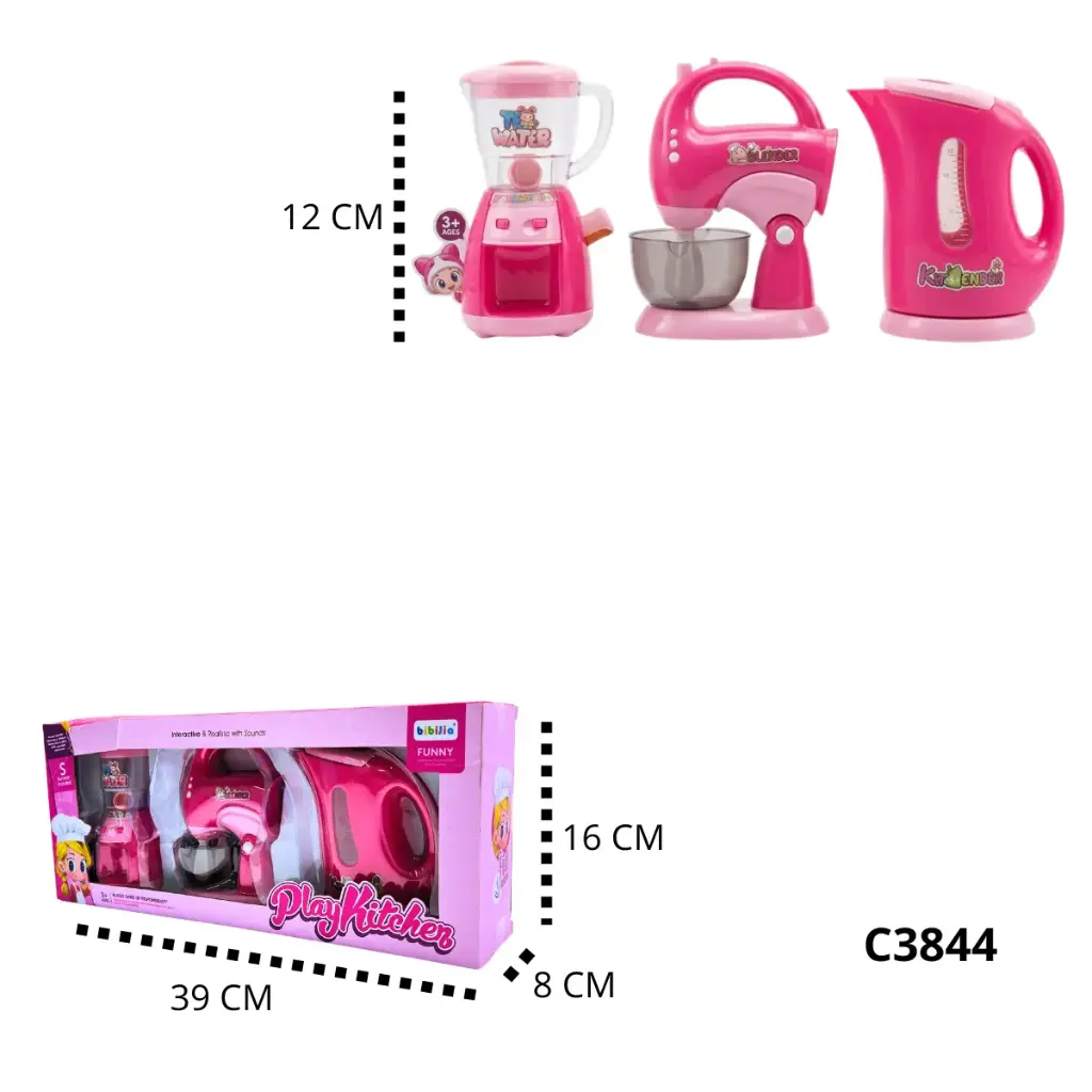 SET DE ELECTRODOMESTICOS DE COCINA C3844