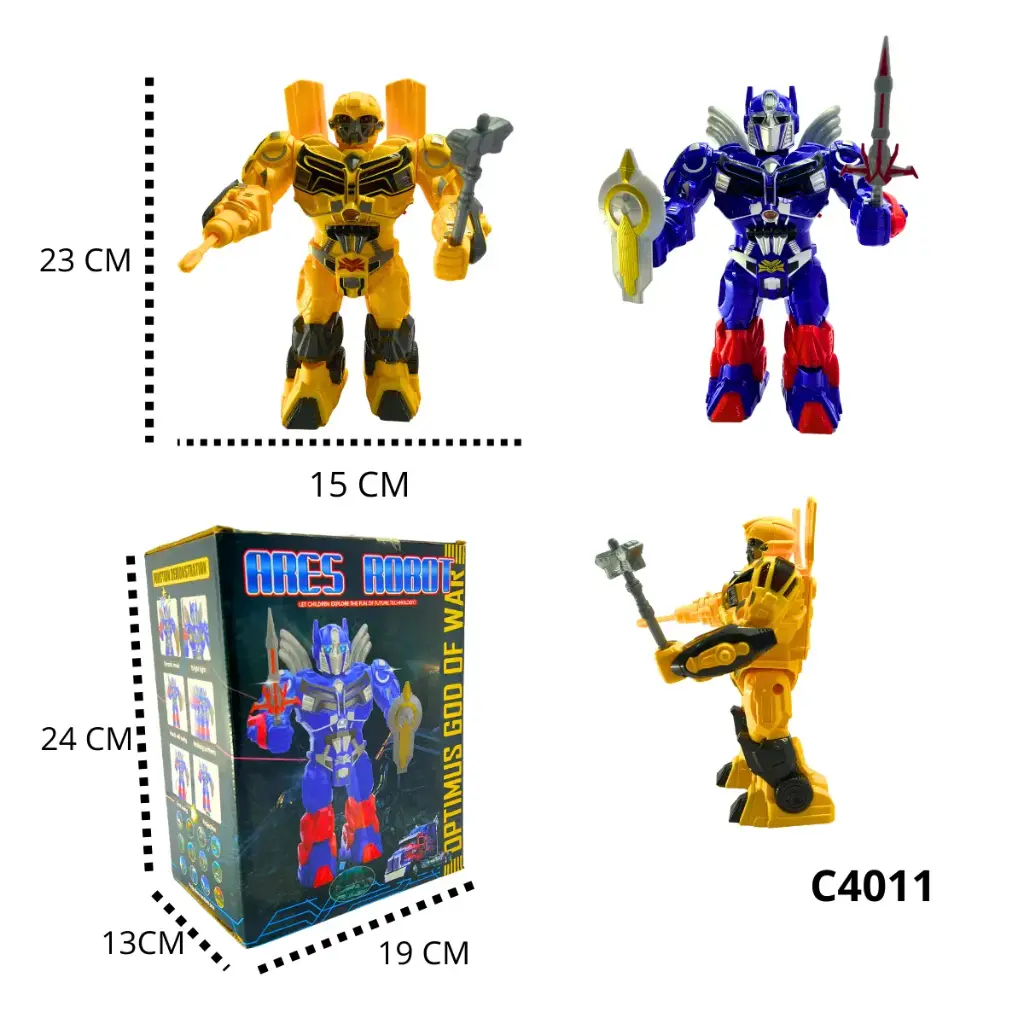 ROBOT CON LUZ Y SONIDO C4011