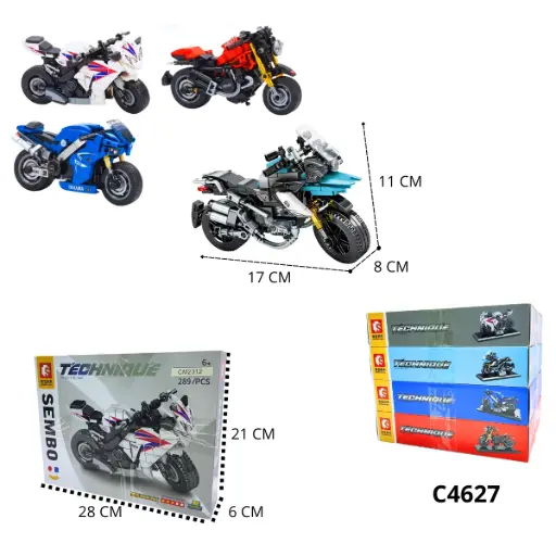 C4627 C4627 FICHAS DE ARMAR MOTOS C4627