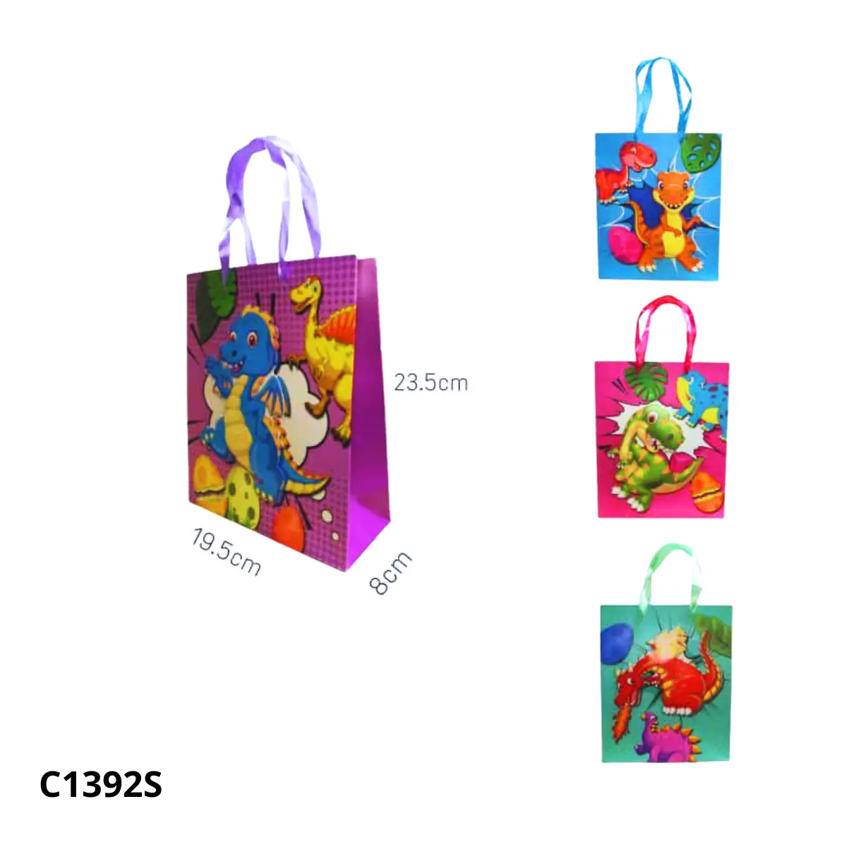 BOLSA DE REGALO DINOSAURIOS C1392S