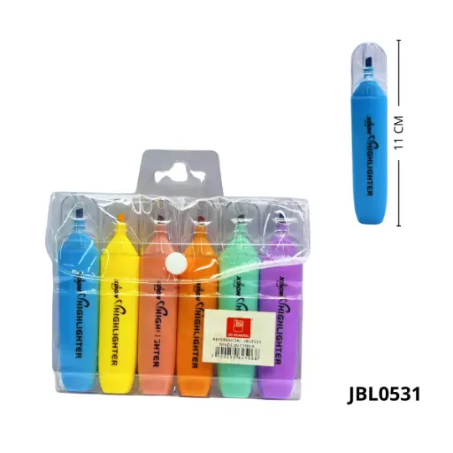JBL0531 RESALTADORES FLUORESCENTE X6 JBL0531