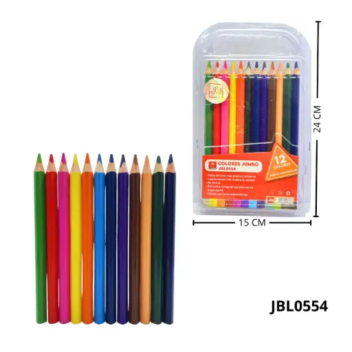 CAJA DE COLORES X 12 PCS JBL0554