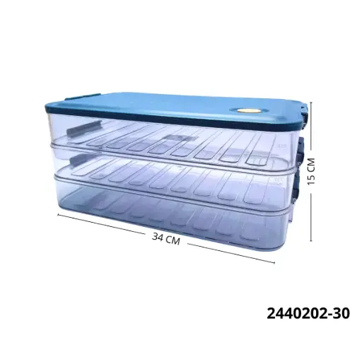 2440202-30 CAJA OGANIZADOR DE ALIMENTO PARA NEVERA （33.7*21.3*15cm 2440202-30