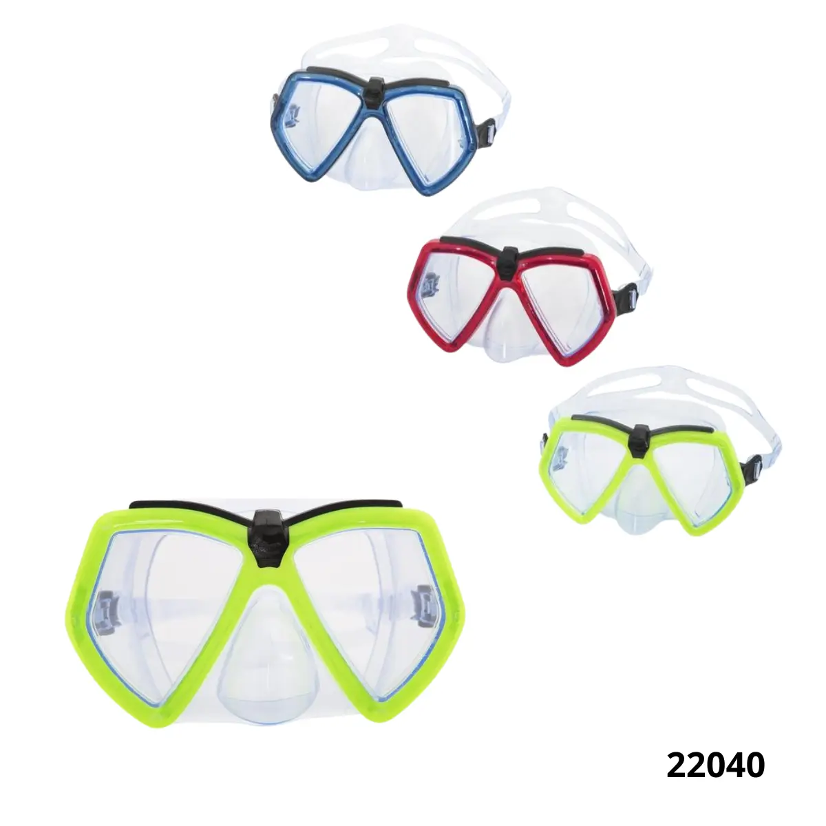 CARETA NATACION NIÑOS BESTWAY 12 PCS 22040