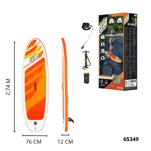 hydro-force 9 x 30 x 4.75/2.74m x 76cm x 12cm aqua journey set 65349