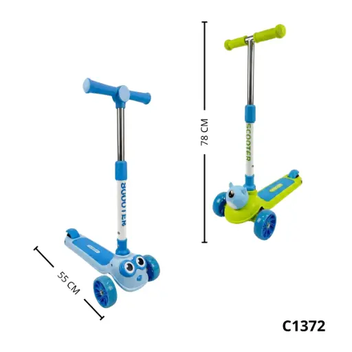 C1372 PATINETA SCOOTER INFANTIL LUZ Y MUSICA C137 C1372