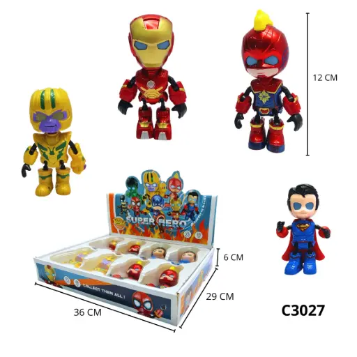 CAJA HEROES X 8 C3027