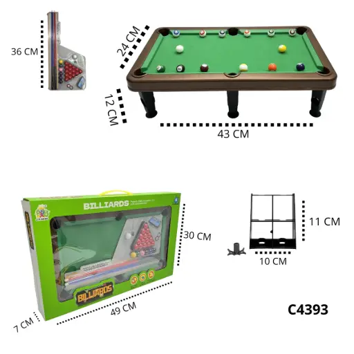 C4393 MESA DE BILLAR C4393