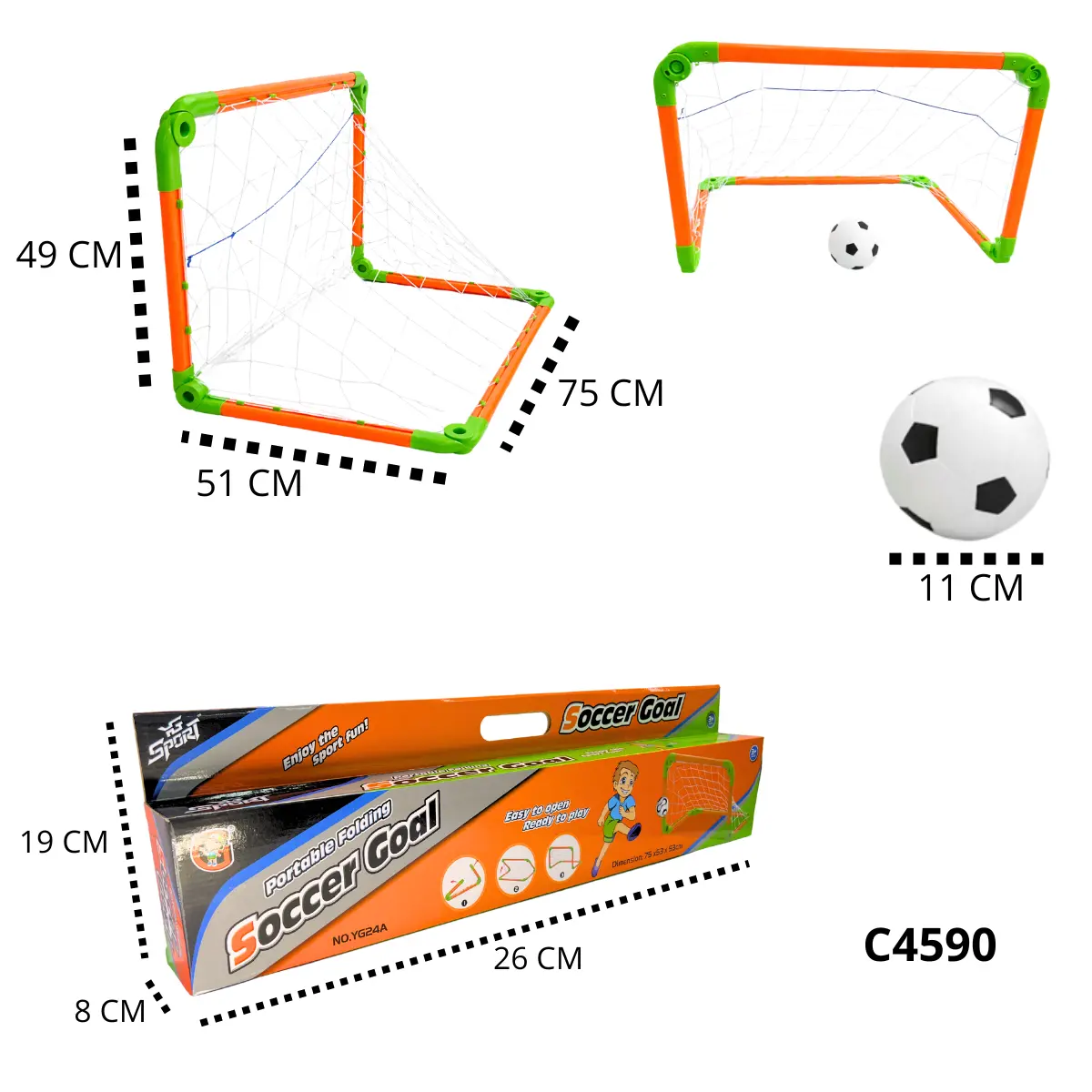 CANCHA DE FUTBOL E CAJA C4590