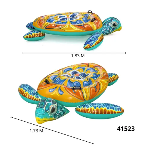 INFLABLE TORTUGA MULTICOLOR BESTWAY 1.83mx1.73m 41523