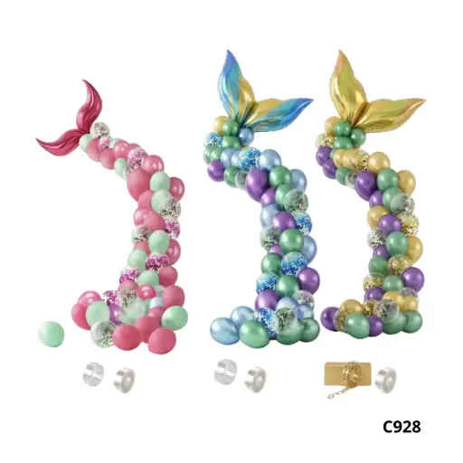 C928 GLOBO BOUQUET COLA SIRENA C928