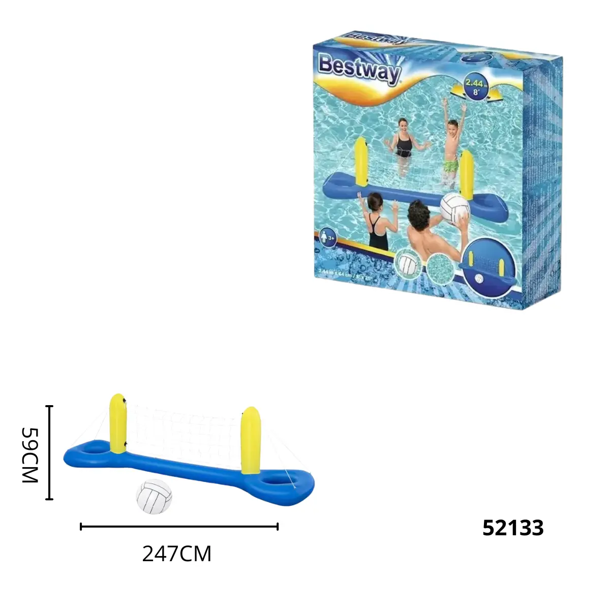 CANCHA VOLLLEYBALL PISCINA 52133