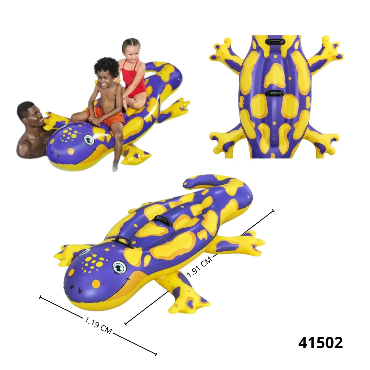 INFLABLE LAGARTIJA 1.91mx1.19m 41502