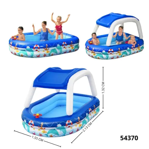 54370 PISCINA CAPITAN 213 X155 X 132CM 54370