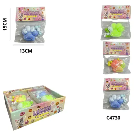 C4730 SQUISHY GARRITA COLORES PASTELES STD C4730