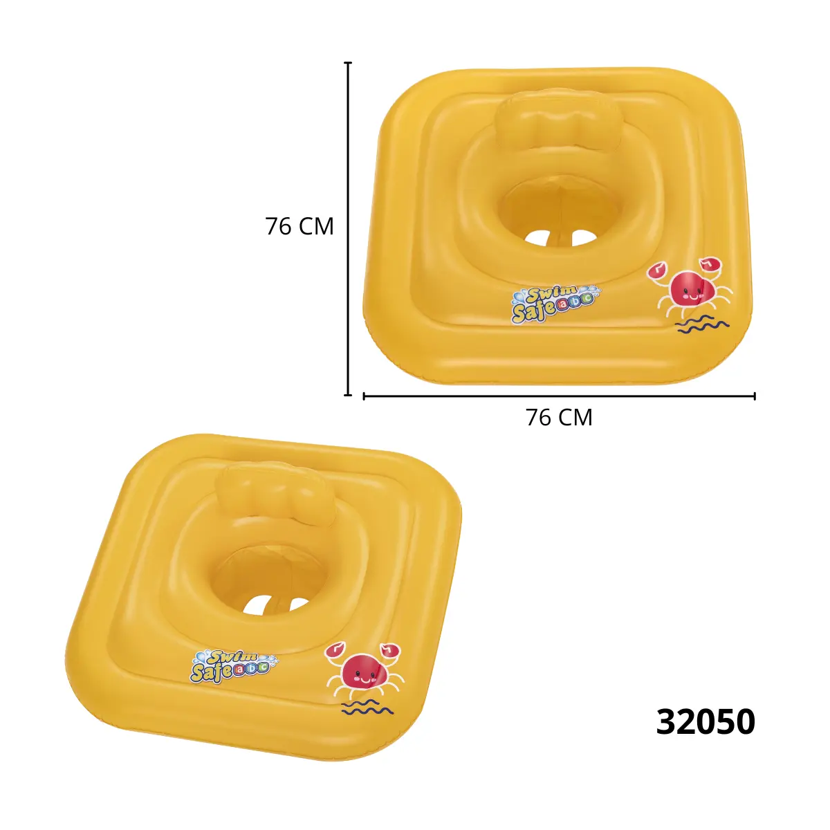 ASIENTO FLOTADOR CUADRADO BESTWAY 32050