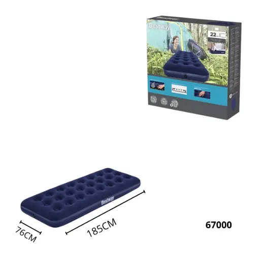 67000 bestway 73 x 30 x 8.75/1.85m x 76cm x 22cm aeroluxe air mattress jr.twin 6 PCS 67000