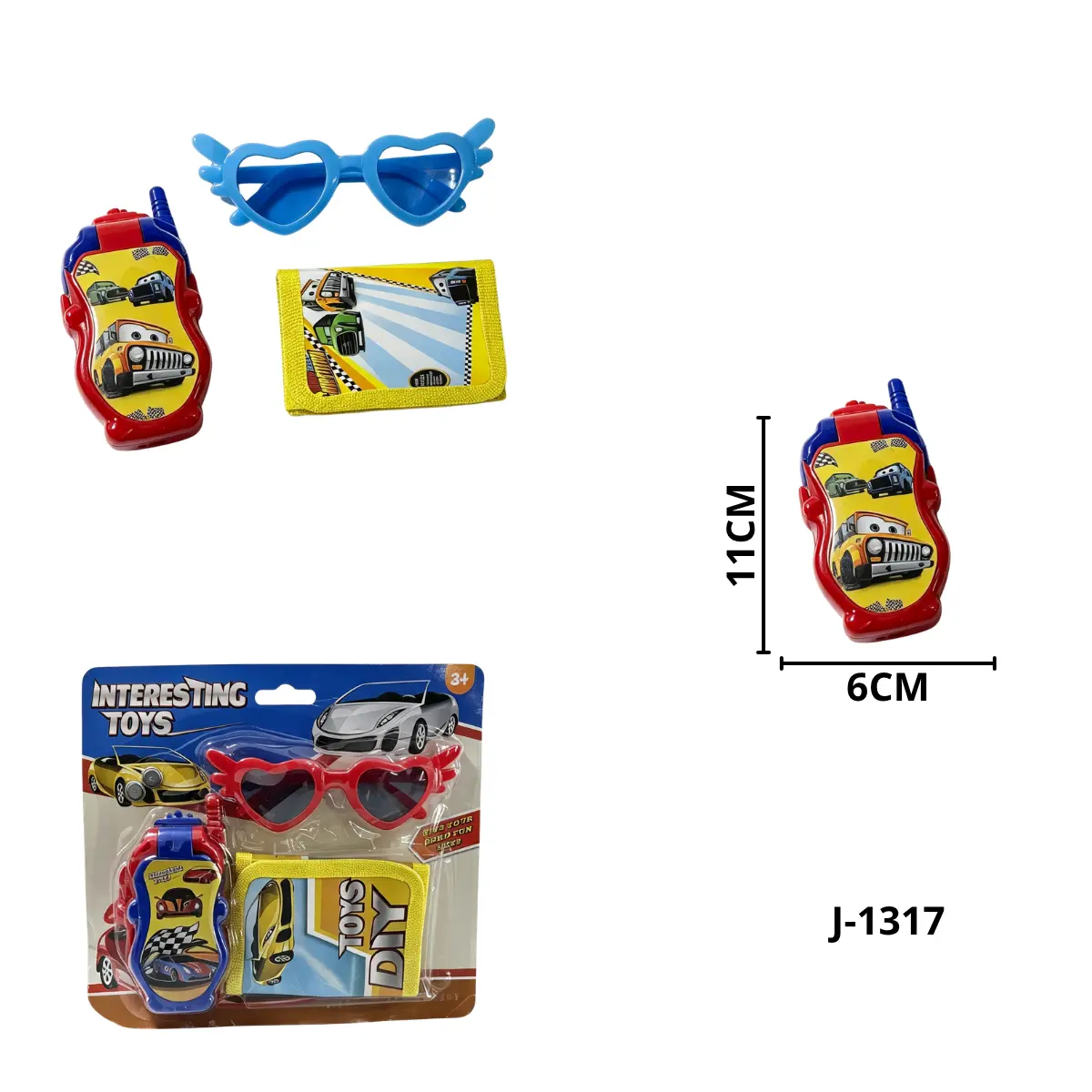 SET DE GAFAS CON CELULAR Y BILLETERA J-1317