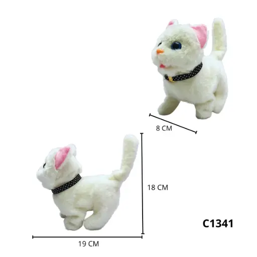 GATO QUE CAMINA CON SONIDO Y MECANISMO C1341
