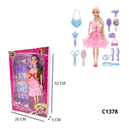 C1378 MUÑECA FLACA ACCESORIOS C1378